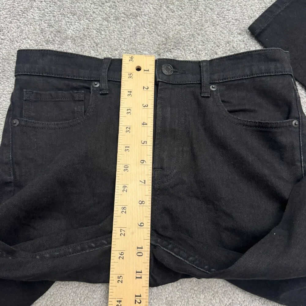 Everlane The High Rise Straight Leg Denim Jeans Mens 28 Regular Black Dark Wash